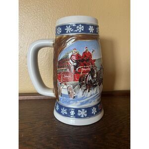 1995 BUDWEISER LIGHTING THE WAY HOME HOLIDAY BEER‎ STEIN